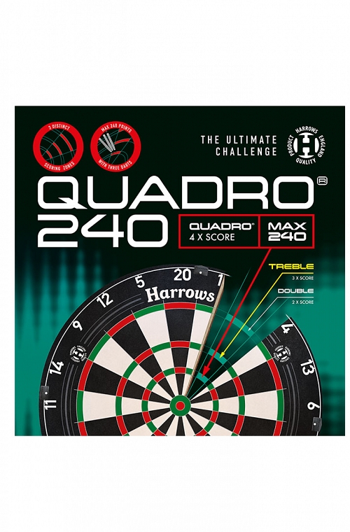 Harrows Quadro 240 Dartboard