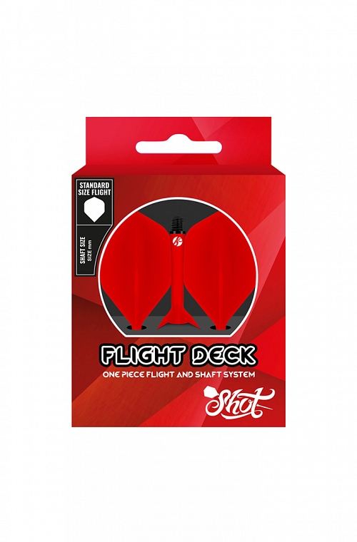 Plumas Shot Deck Standard Rojo L