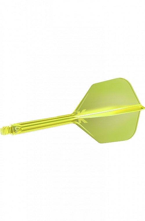 Plumas Target K Flex Neon Medianas Amarillo N6